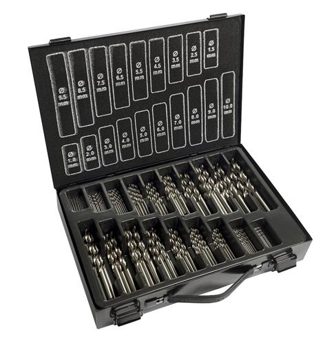 Ironside spiralborsæt DIN 338 HSS-G blank