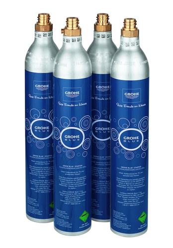 CO2-flasker 4 x 425 g til GROHE Blue kulsyrestartsæt - Grohe