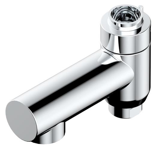 Badkar svingtud med omskifter krom G1/2 L-tud 70mm - Gustavsberg
