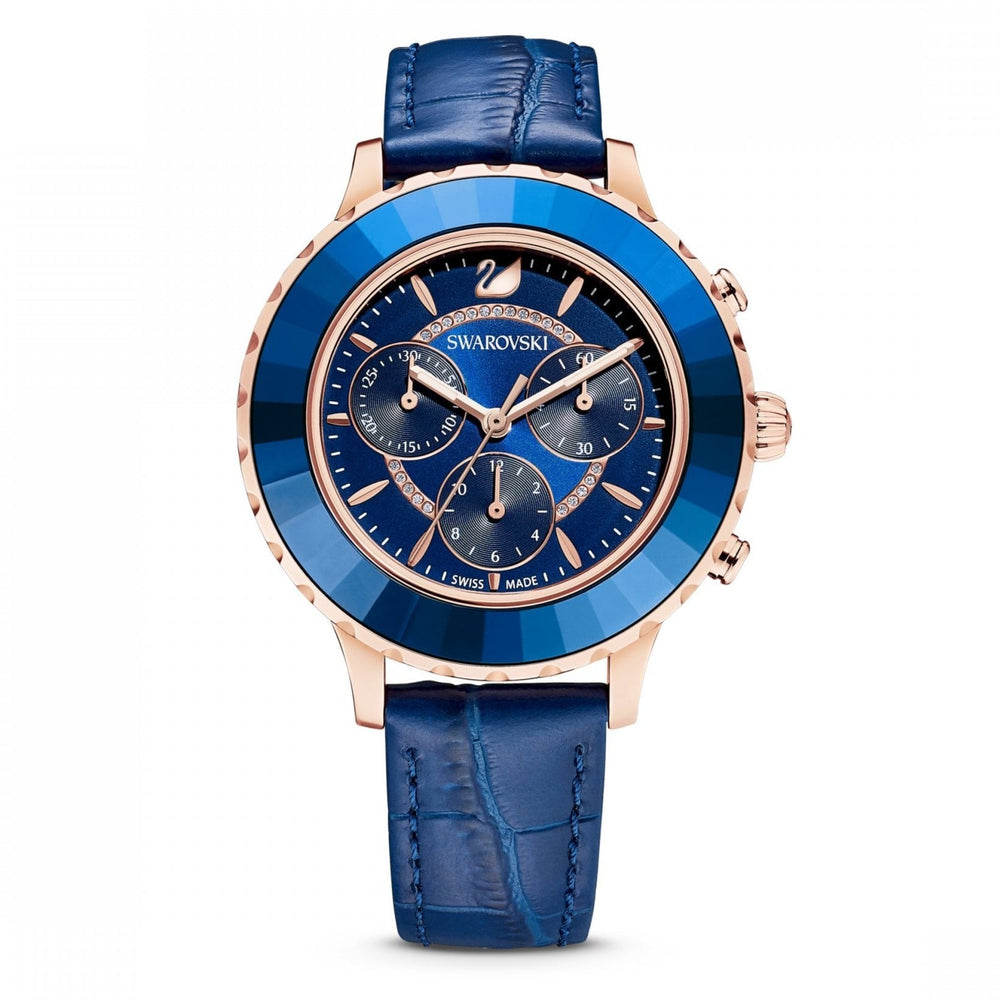 Swarovski ur Octea Lux Chrono blå 5563480