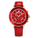 Swarovski Octea Lux Chrono rødt dameur 5646975