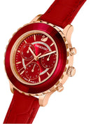 Swarovski Octea Lux Chrono rødt dameur 5646975
