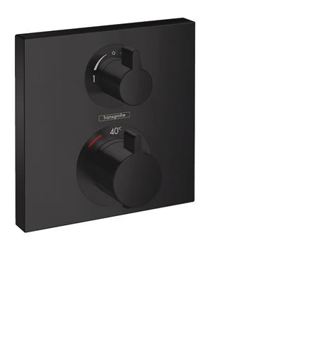 Thermostatarmatur 2-udtag matsort, termostat & omstilling, sikkerhed 40°C - hansgrohe
