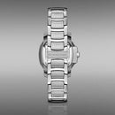 Burberry The Britain Diamonds Mother Of Pearl skive sølv stål rem ur For Women BBY1804