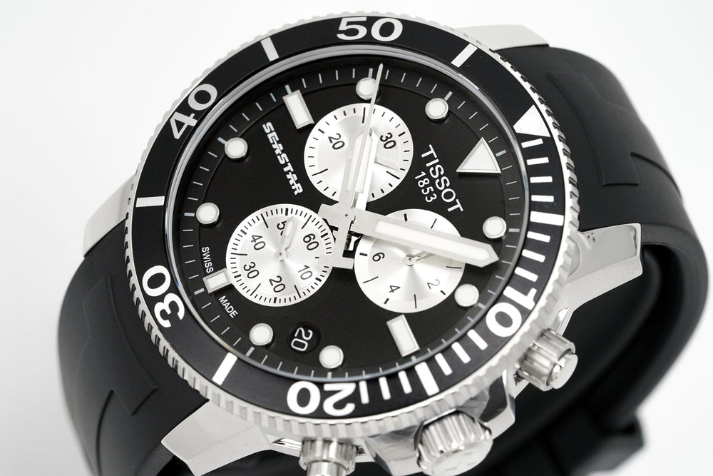 Tissot Chronograph ur Seastar 1000 orange T120.417.17.051.00