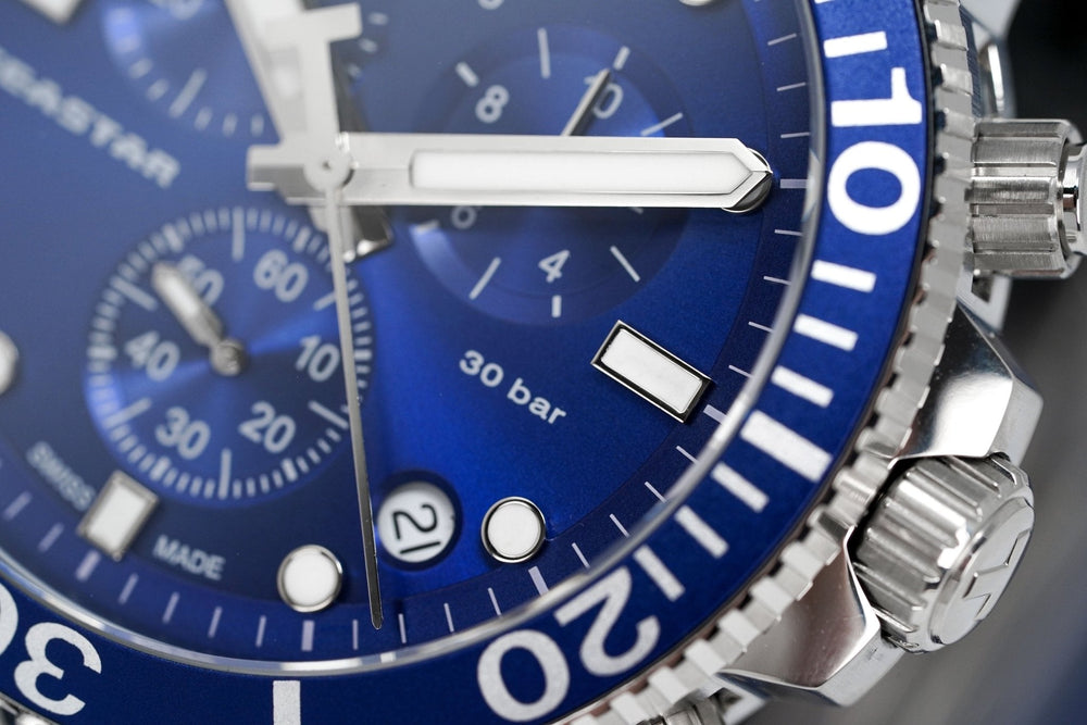 Tissot Chronograph ur Seastar 1000 blå T120.417.11.041.00