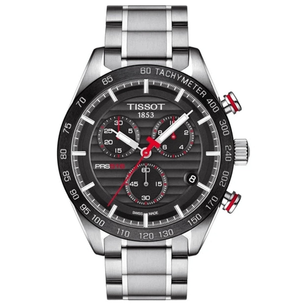 Tissot herreur Chronograph PRS 516 stål rød T100.417.11.051.01