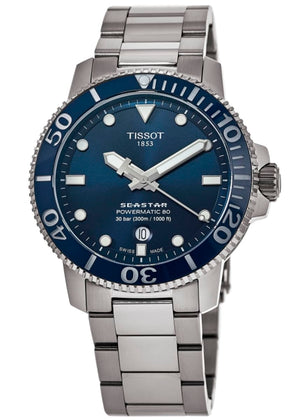 Tissot Seastar 1000 Powermatic 80 blå skive ur T120.407.11.041.03