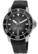 Tissot Seastar 2000 Professional Powermatic 80 sort gummirem ur T120.607.17.441.00