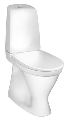 Højmodel Nautic toilet 460 mm siddehøjde, åben skyllerand 3/6 L (uden sæde) Gustavsberg