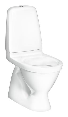 Toilet 6500 S-lås 2/4 l siddehøjde 420 mm skjult montering Gustavsberg