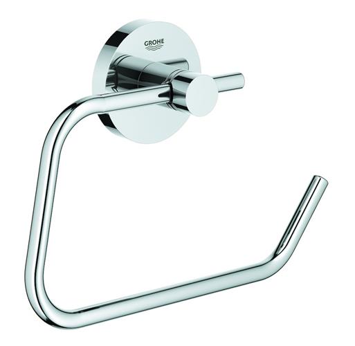 Toiletpapirholder forkromet metal vægmonteret, skjulte skruer, 1 stk - Grohe