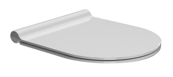 Toiletsæde slim 46 cm softclose quick release antibakteriel hvid - GSI Pura