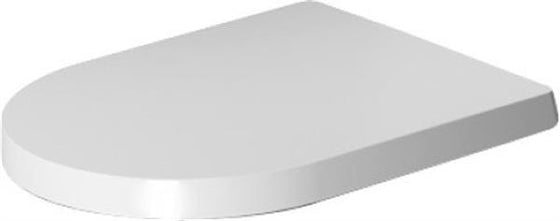 Toiletsæde soft close quick release hvid med rustfri stål hængsler - Duravit