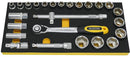 Ironside modul værktøjssortiment topnøglesæt tomme 1/2", 403mm