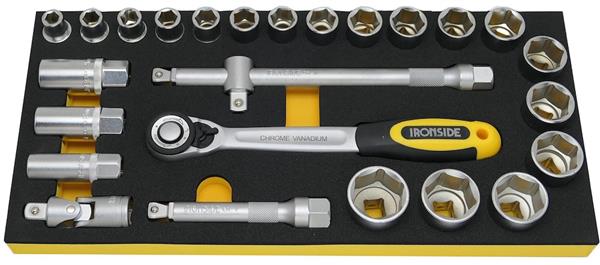 Ironside modul værktøjssortiment topnøglesæt tomme 1/2", 403mm