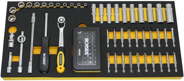 Ironside modul værktøjssortiment topnøglesæt metrisk 1/4", 403mm