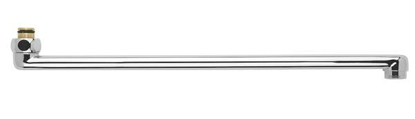 Svingtud 400 mm, S-formet, forkromet - Damixa