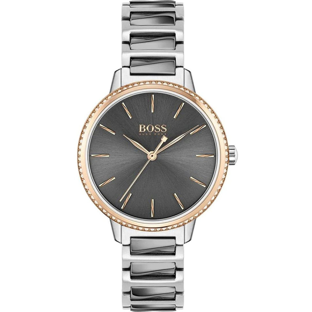Hugo Boss dameur 1502569 Signature tofarvet rustfrit stål