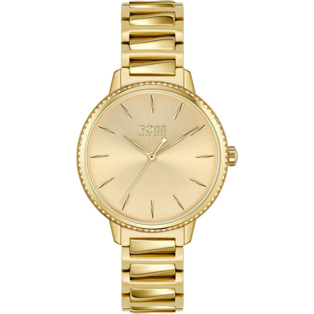 Hugo Boss dameur 1502541 Signature guldfarvet rustfrit stål